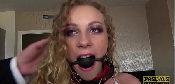  PASCALSSUBSLUTS - Nympho Angel Emily throated with BDSM cock